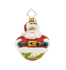 Christopher Radko Jolly Holly Claus  Gem Christmas Ornament