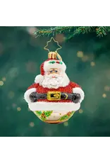 Christopher Radko Jolly Holly Claus  Gem Christmas Ornament