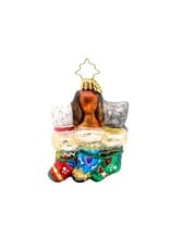 Christopher Radko Puppy Presents Gem Ornament
