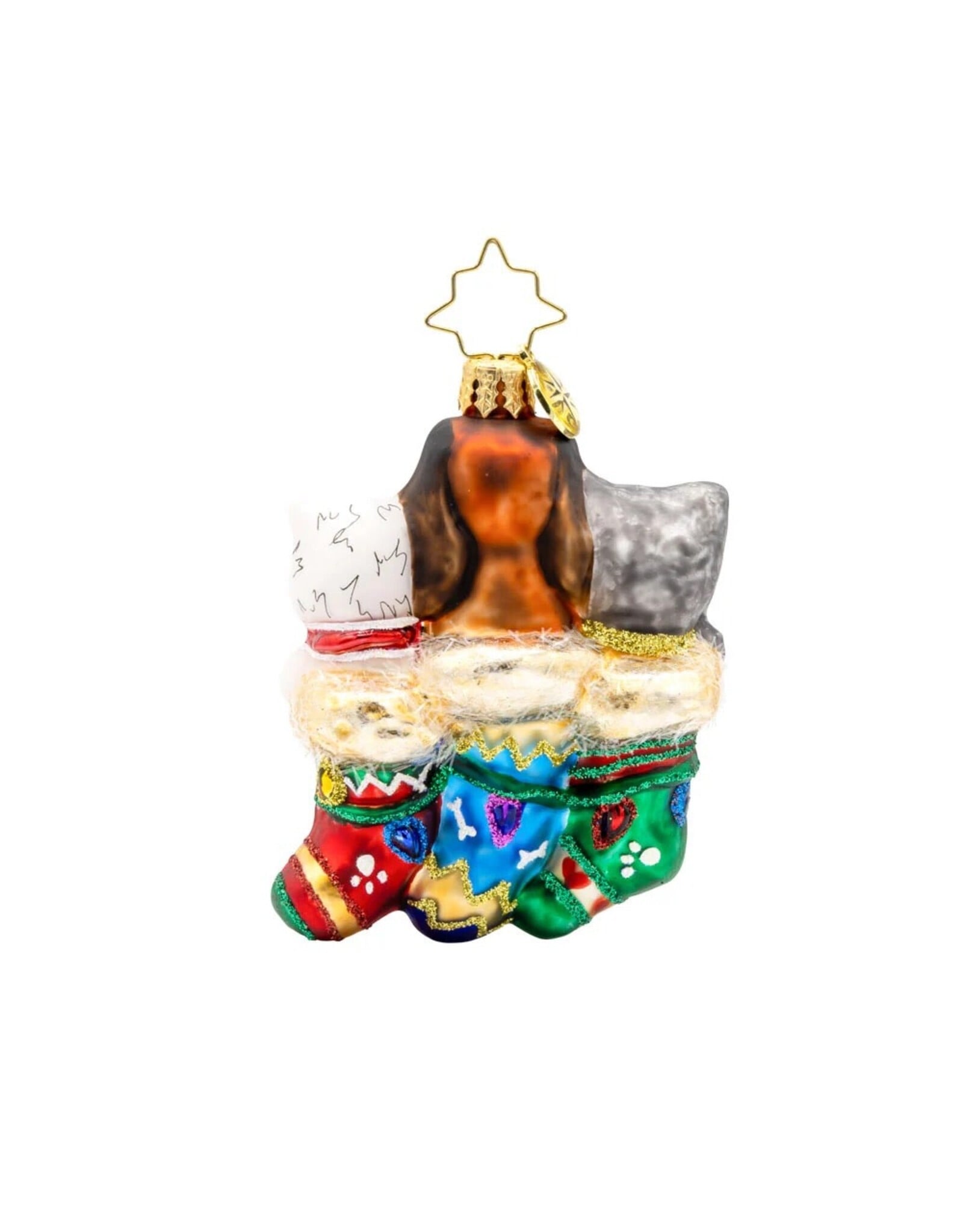 Christopher Radko Puppy Presents Gem Ornament
