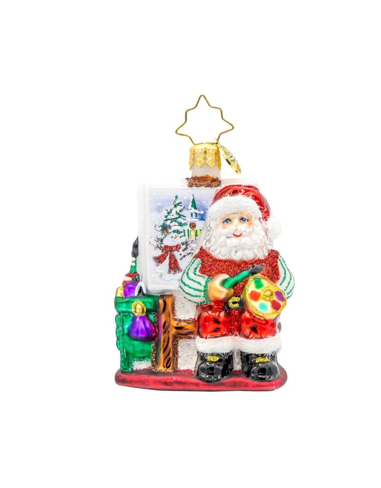 Christopher Radko Pretty As A Picture Gem Christmas Ornament