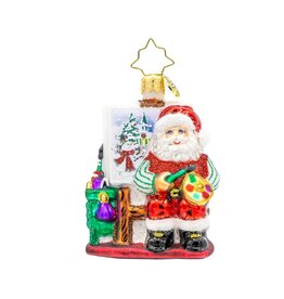 Christopher Radko Pretty As A Picture Gem Christmas Ornament