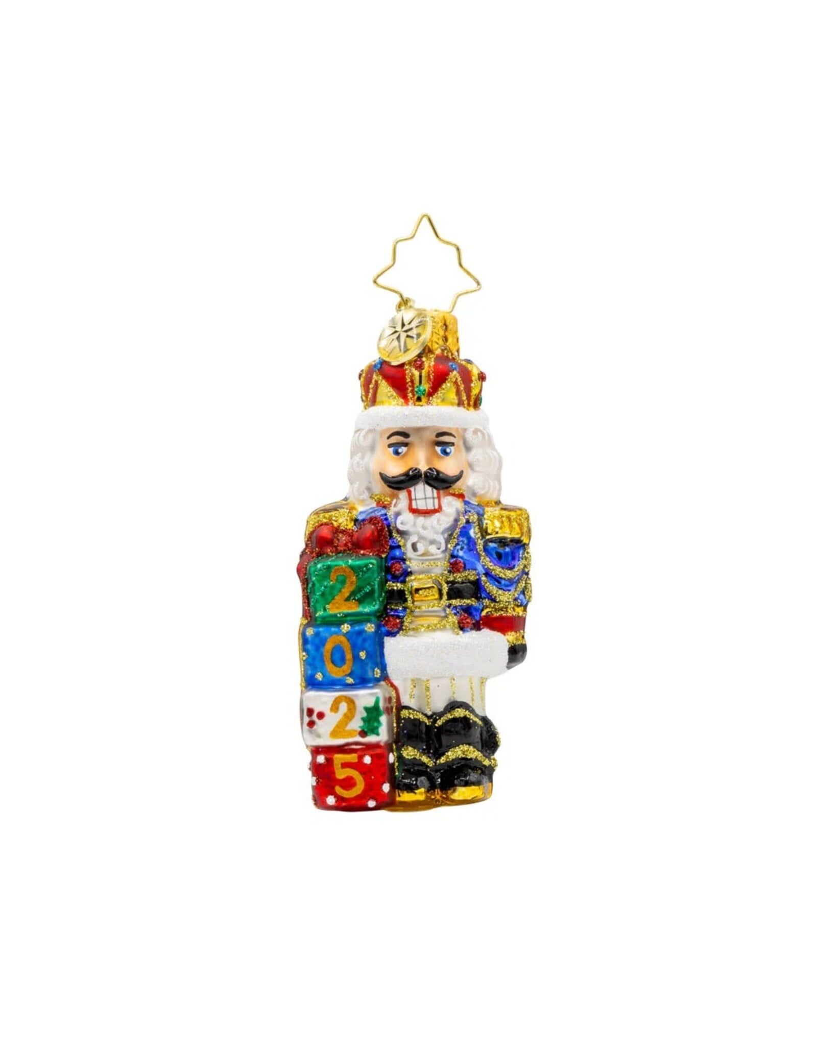 Christopher Radko Royal Gift Guardian 2025 Gem Christmas Ornament