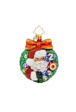Christopher Radko Smiling Through 2025 Gem Christmas Ornament
