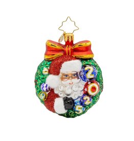 Christopher Radko Smiling Through 2025 Gem Christmas Ornament