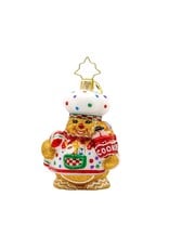 Christopher Radko Sugary Chef Gem Christmas Ornament