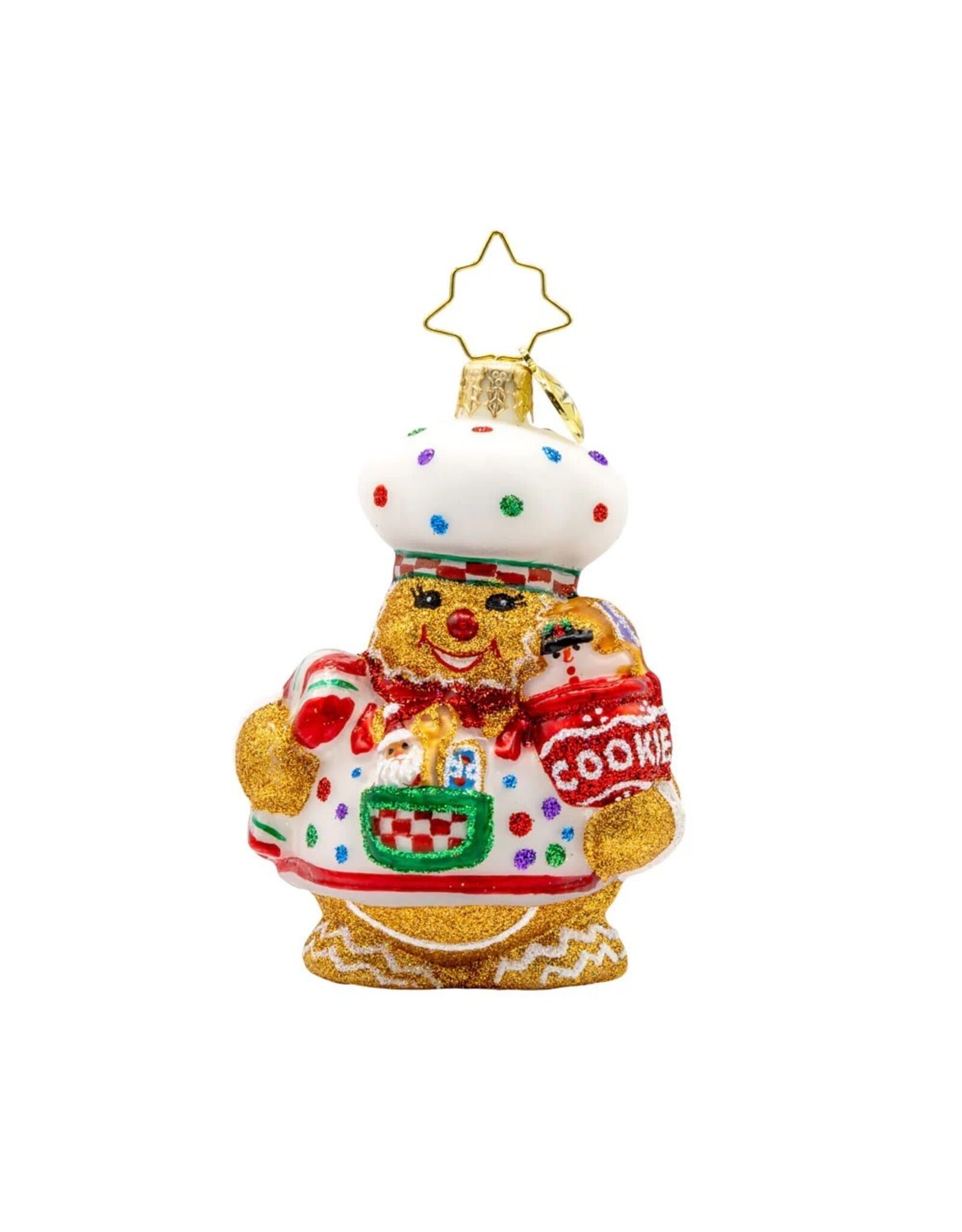 Christopher Radko Sugary Chef Gem Christmas Ornament