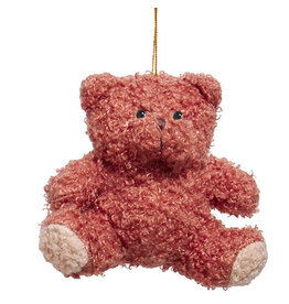 Kurt Adler Plush Teddy Bear Ornament 4 Inch - B