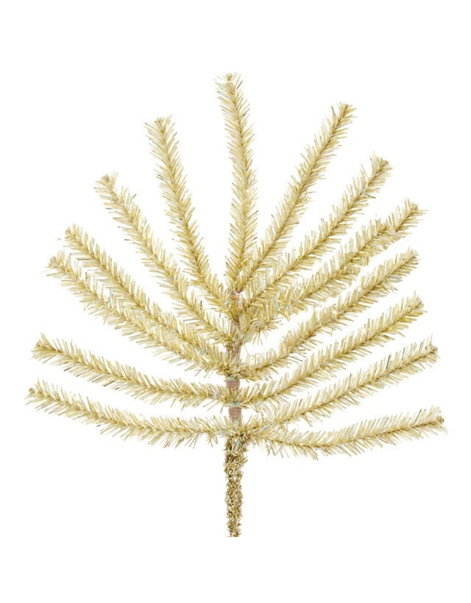 Kurt Adler Iridescent Gold Pine Branch Spray Pick 18 Inch