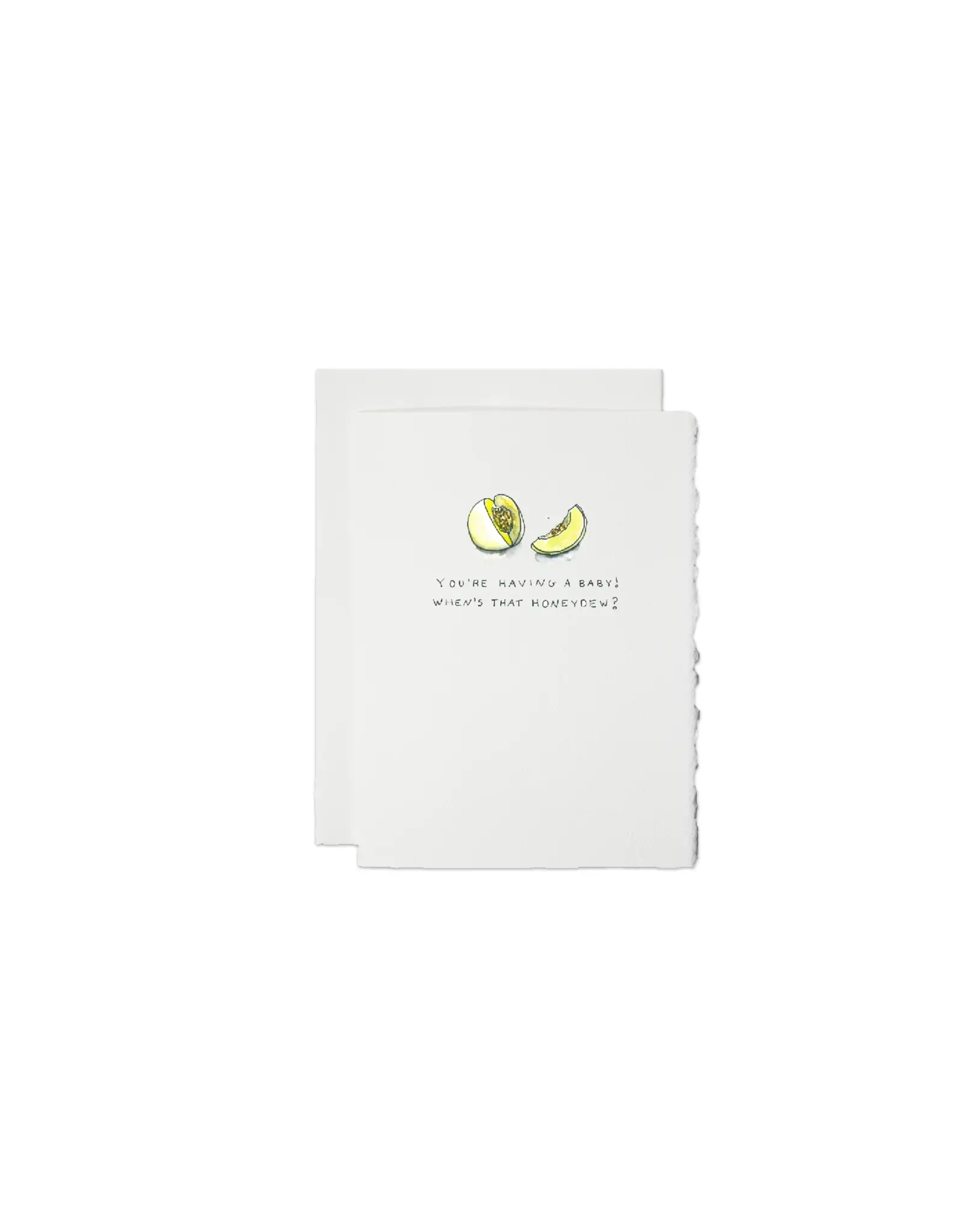 Cards By Hailey New Baby Card You’re Having a Baby Whens That HONEYDEW