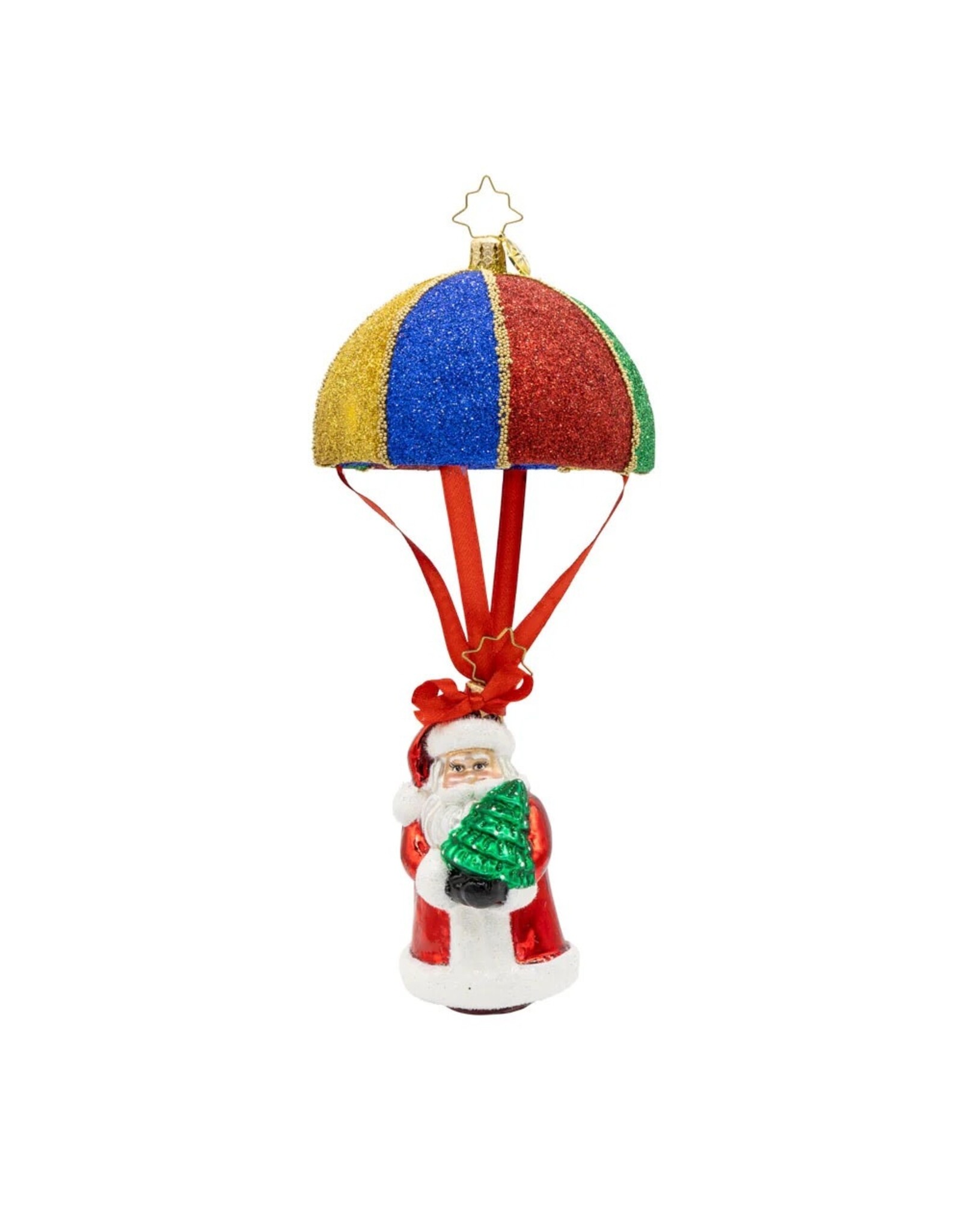 Christopher Radko Ornament of the Month Tidings From Above Santa