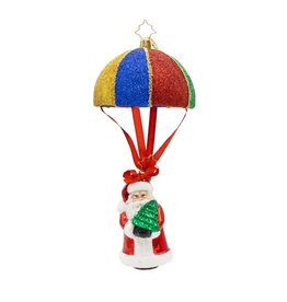 Christopher Radko Ornament of the Month Tidings From Above Santa