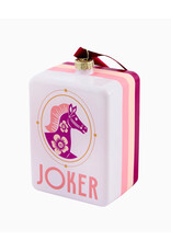 Oh My Mahjong Glass Mahjong Christmas Ornaments Year of the Horse