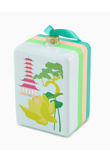 Oh My Mahjong Glass Mahjong Christmas Ornaments Lotus Pagoda