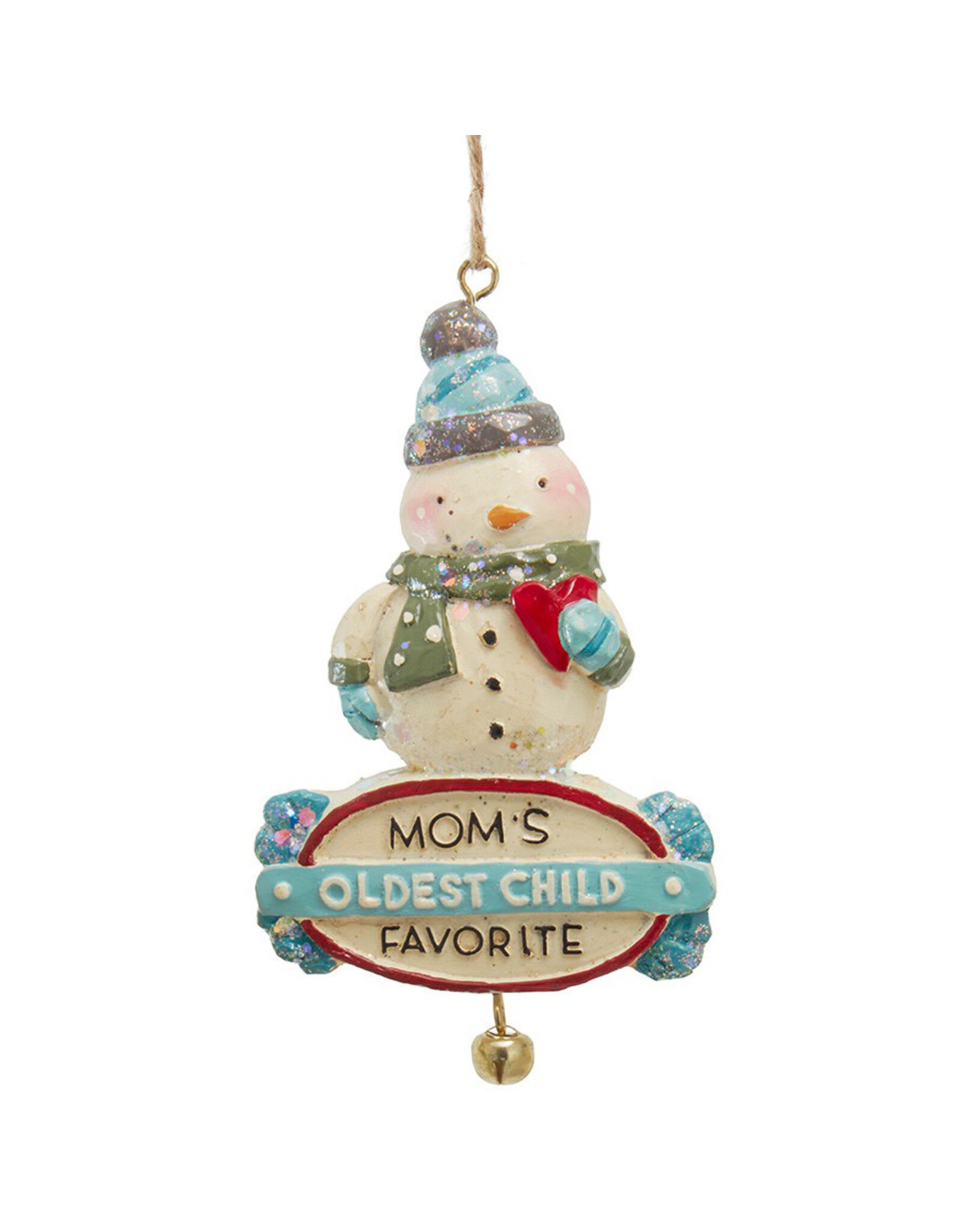 Kurt Adler Mom’s Favorite Child Snowman Ornament Oldest Child