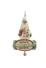 Kurt Adler Mom’s Favorite Child Snowman Ornament Middle Child