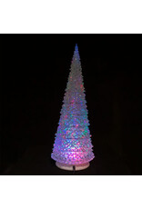 Kurt Adler Acrylic Christmas Tree 22” 3 Light Color LED Projector