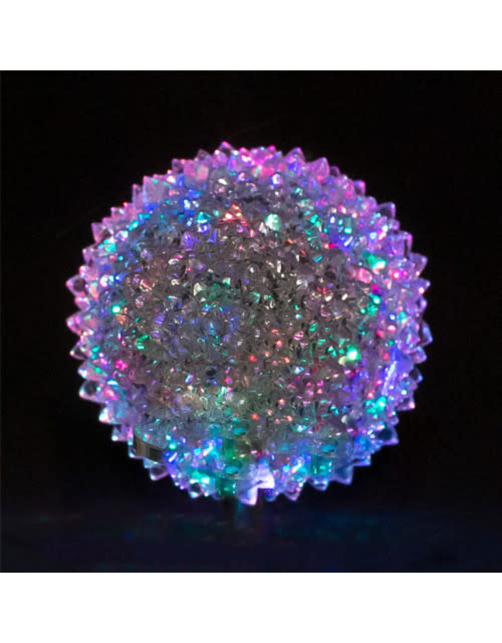 Kurt Adler Acrylic Christmas Tree 22” 3 Light Color LED Projector