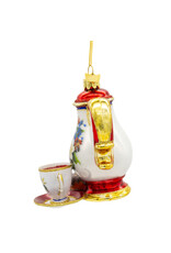 Kurt Adler Noble Gems Glass Tea Service Set Ornament 4 Inch