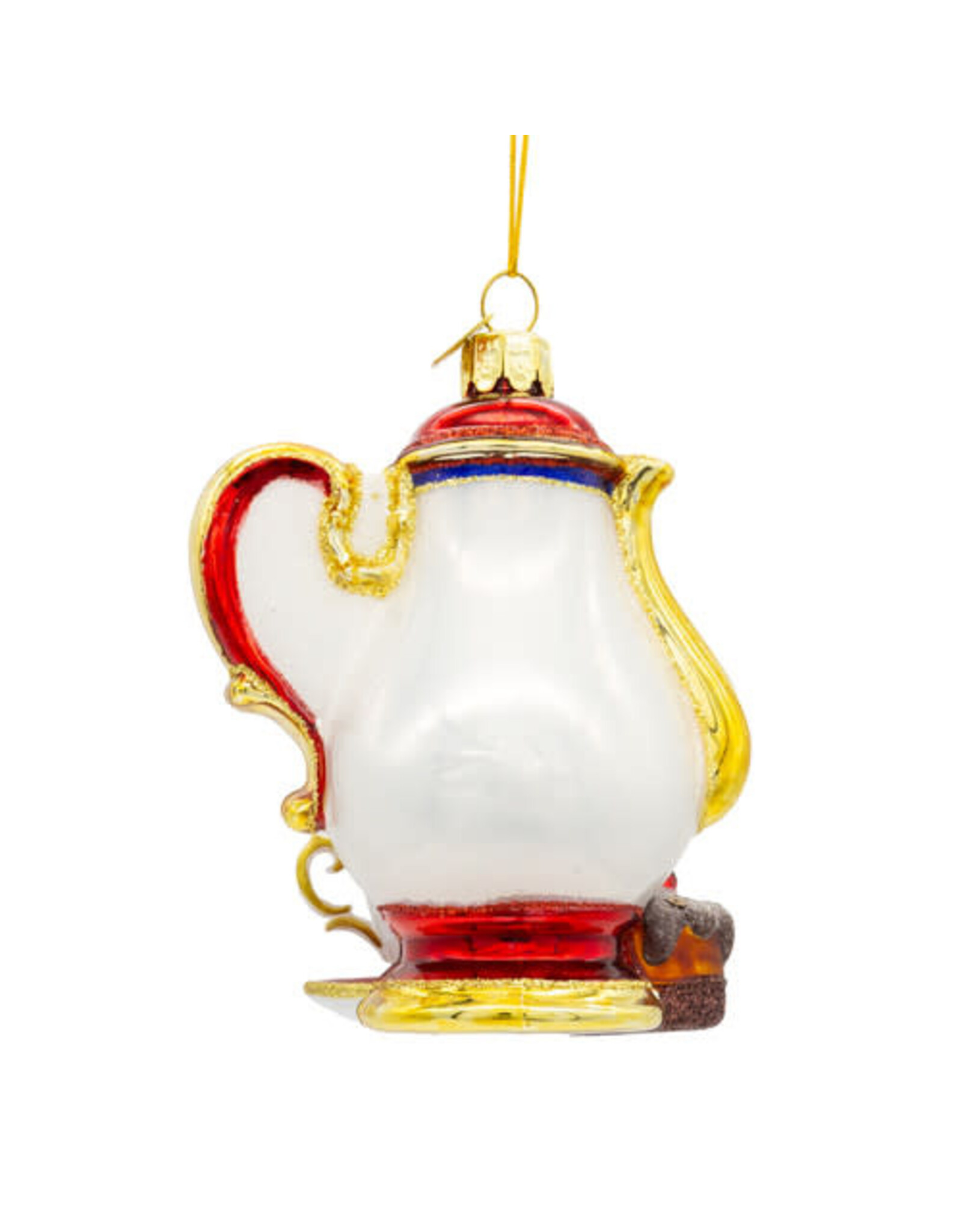 Kurt Adler Noble Gems Glass Tea Service Set Ornament 4 Inch