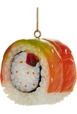 Kurt Adler Sushi Christmas Ornament With Salmon And Green -C