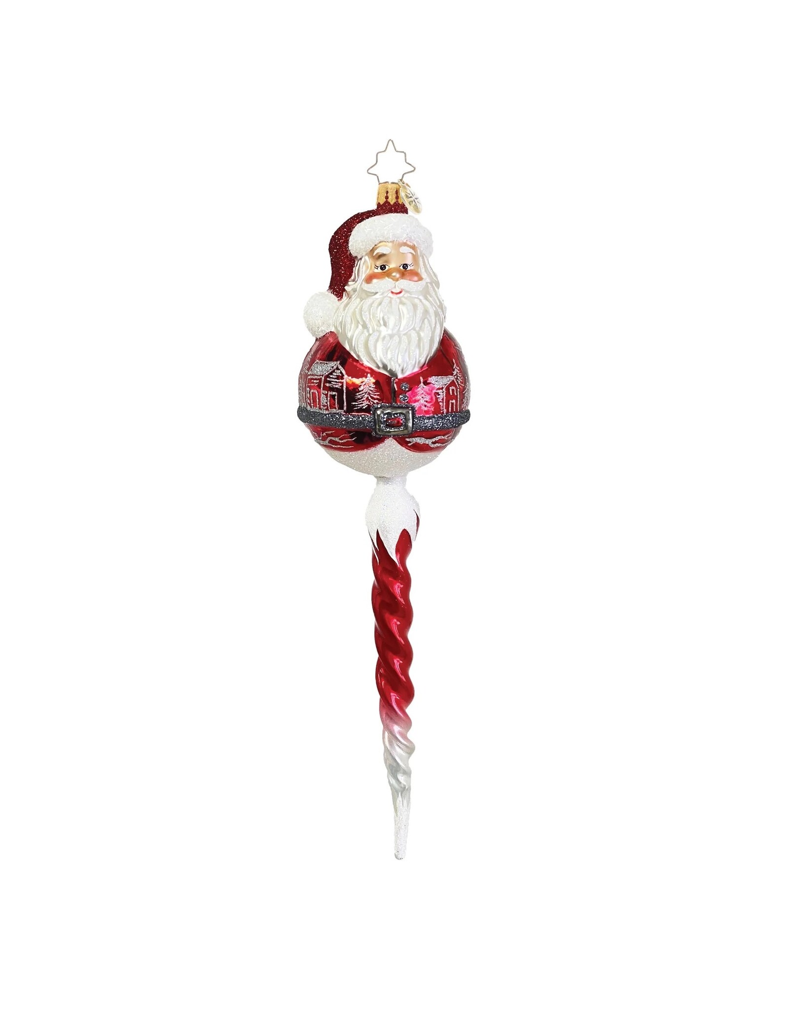 Christopher Radko Ornament of the Month Santa's Icy Cascade