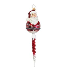 Christopher Radko Ornament of the Month Santa's Icy Cascade
