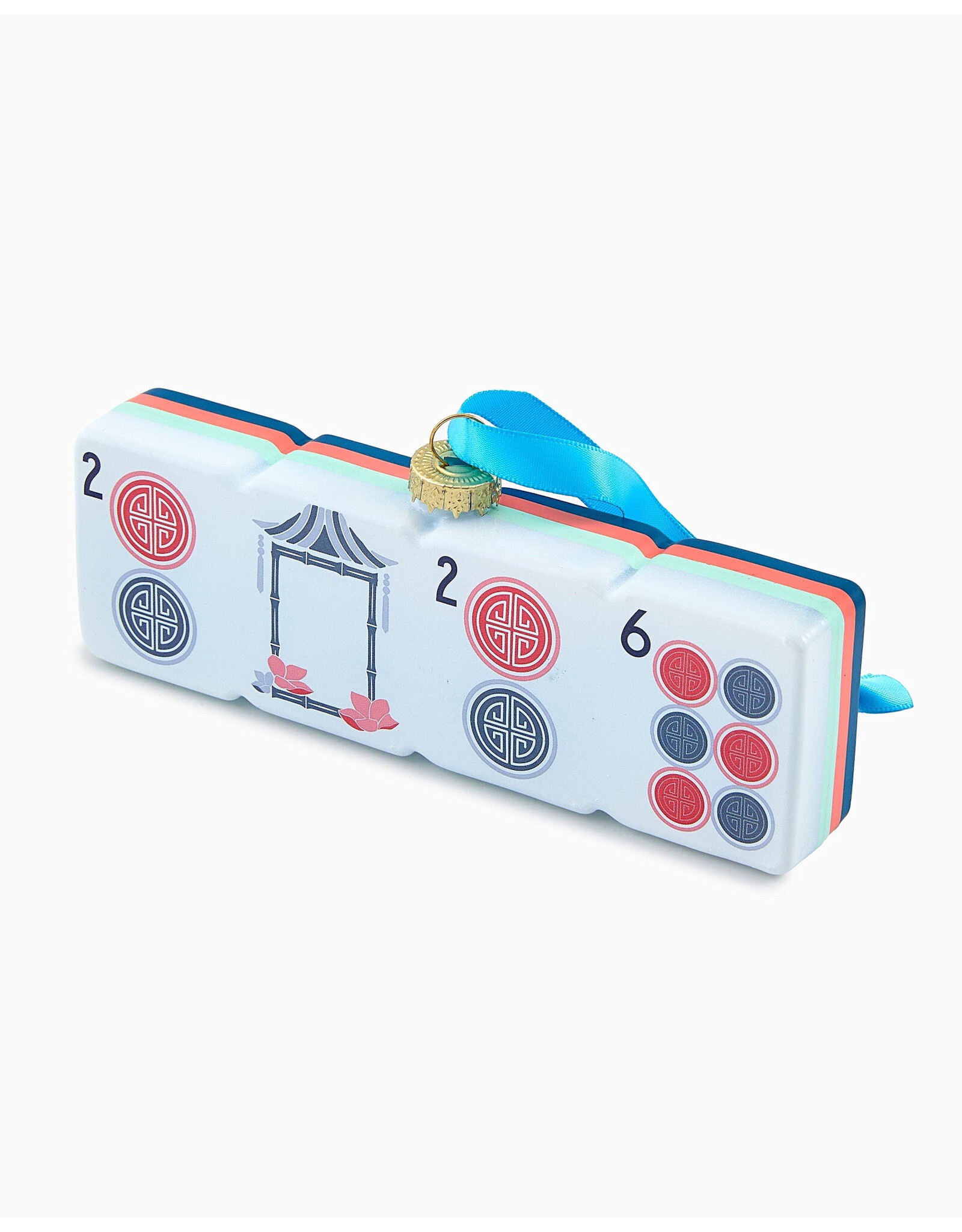 Oh My Mahjong Glass Mahjong Christmas Ornaments 2026 Longevily