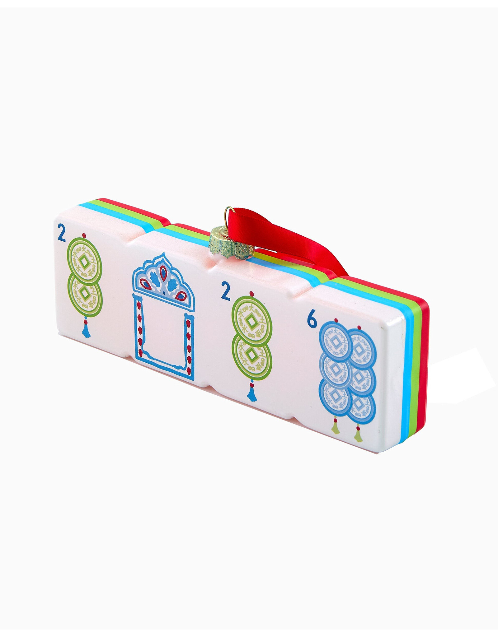 Oh My Mahjong Glass Mahjong Christmas Ornaments 2026 Fortune Coin
