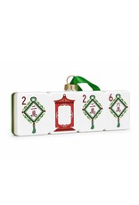 Oh My Mahjong Glass Mahjong Christmas Ornaments 2026 Lucky Knots