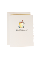 Cards By Hailey Holiday Card Tough Time Of The Year To Be Eggnog-stic