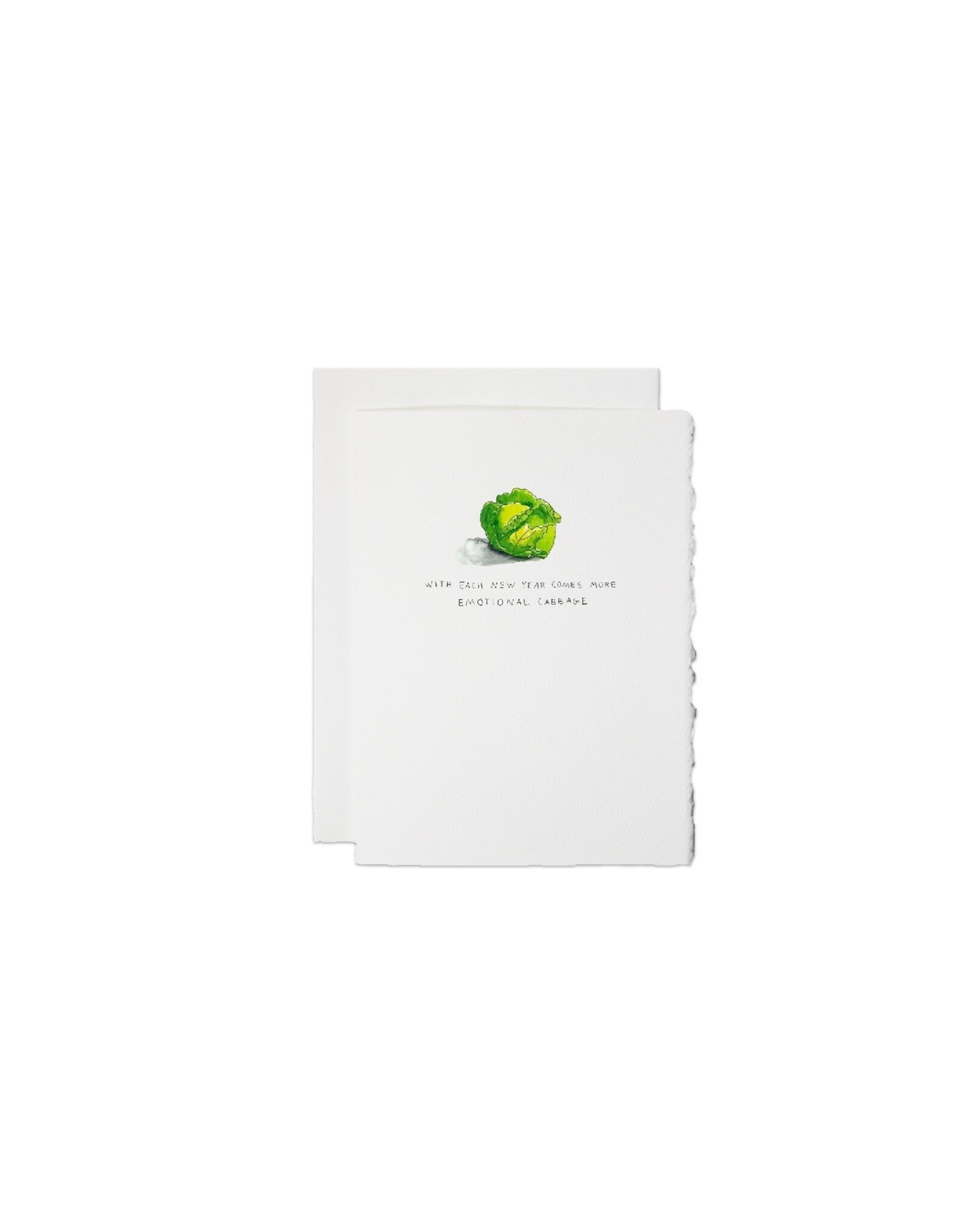 Cards By Hailey New Year Card W Each New Year Comes Emotional Cabbage