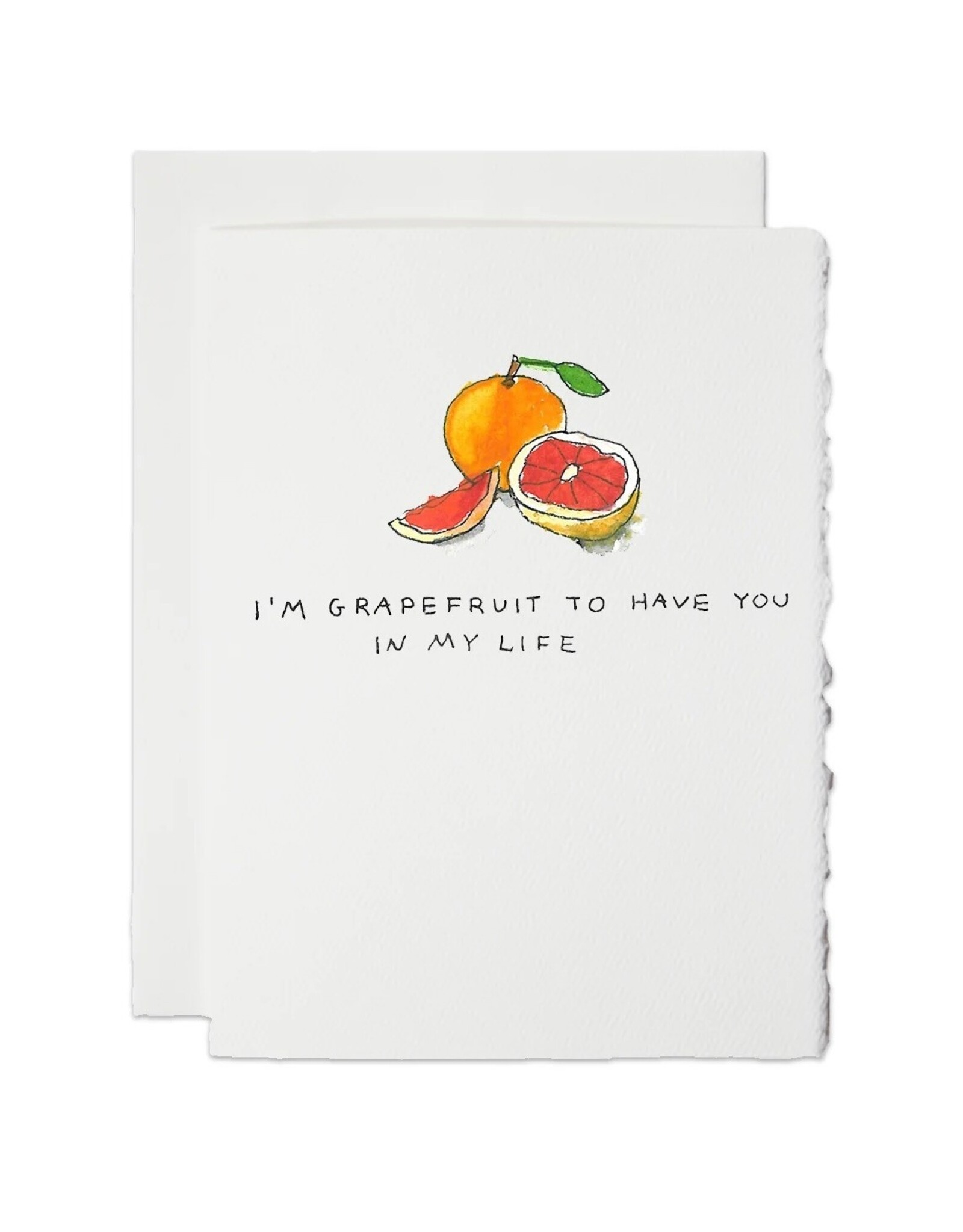 Cards By Hailey Friendship Card I'm Grapefruit To Have You In My Life