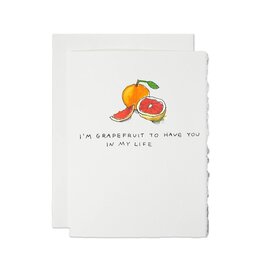 Cards By Hailey Friendship Card I'm Grapefruit To Have You In My Life