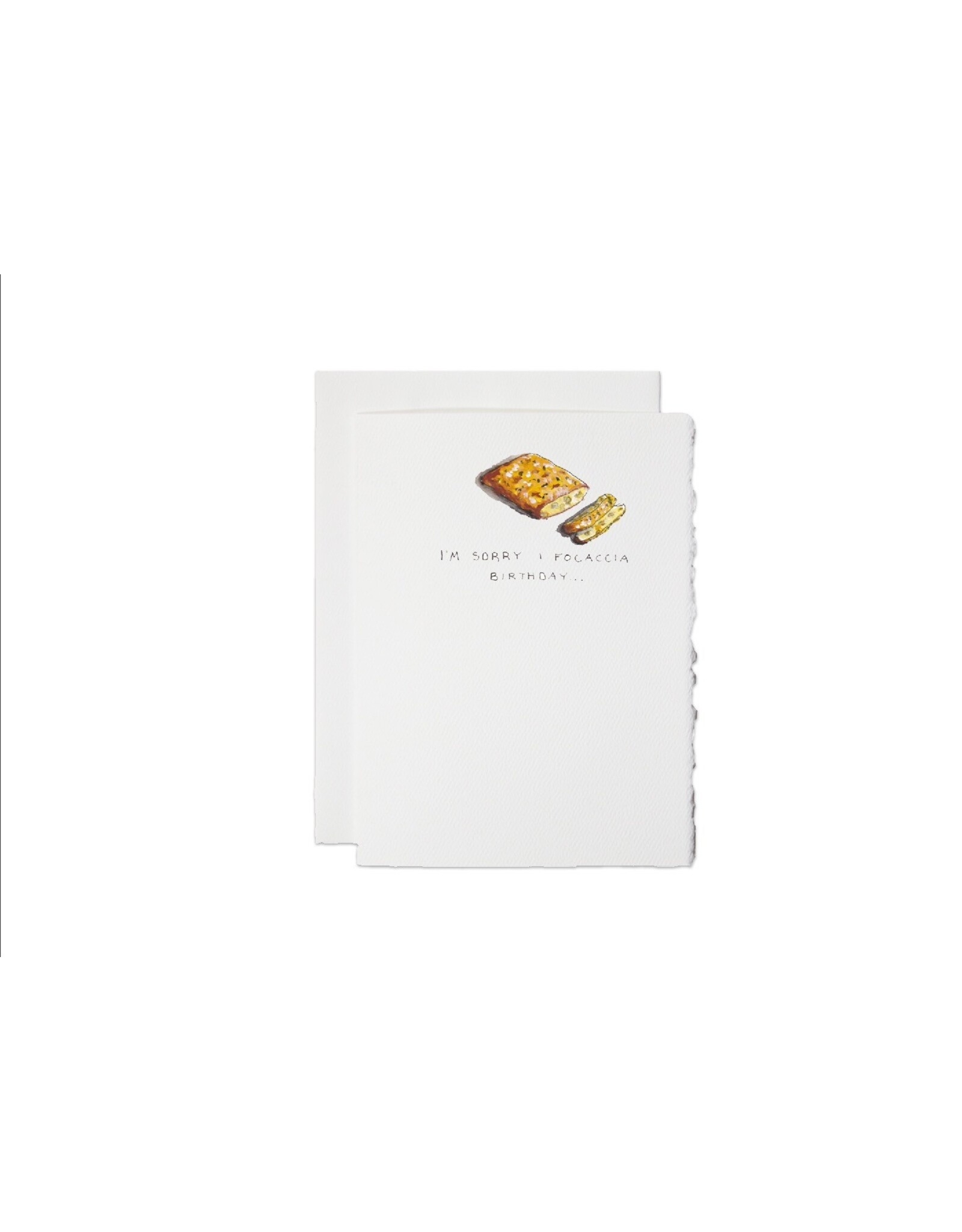 Cards By Hailey Belated Birthday Card I'm Sorry I Focaccia Birthday