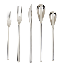 Fortessa Dragonfly Stainless Steel Flatware Set 5-Piece Setting