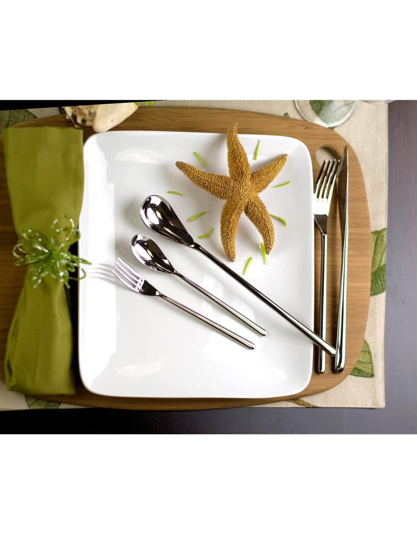 Fortessa Dragonfly Stainless Steel Flatware Set 5-Piece Setting