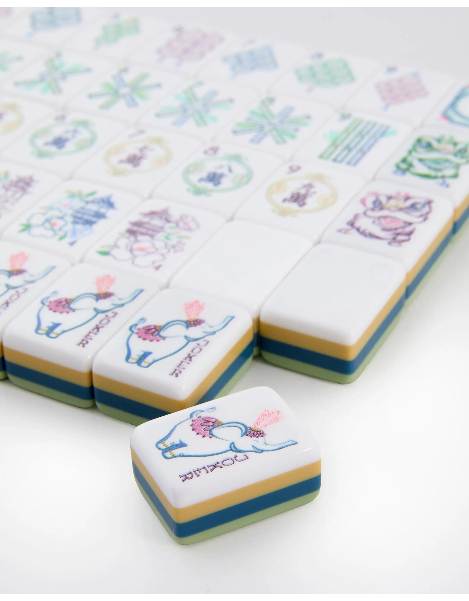 Oh My Mahjong Willow Mahjong Tiles Set American Mahjong Game