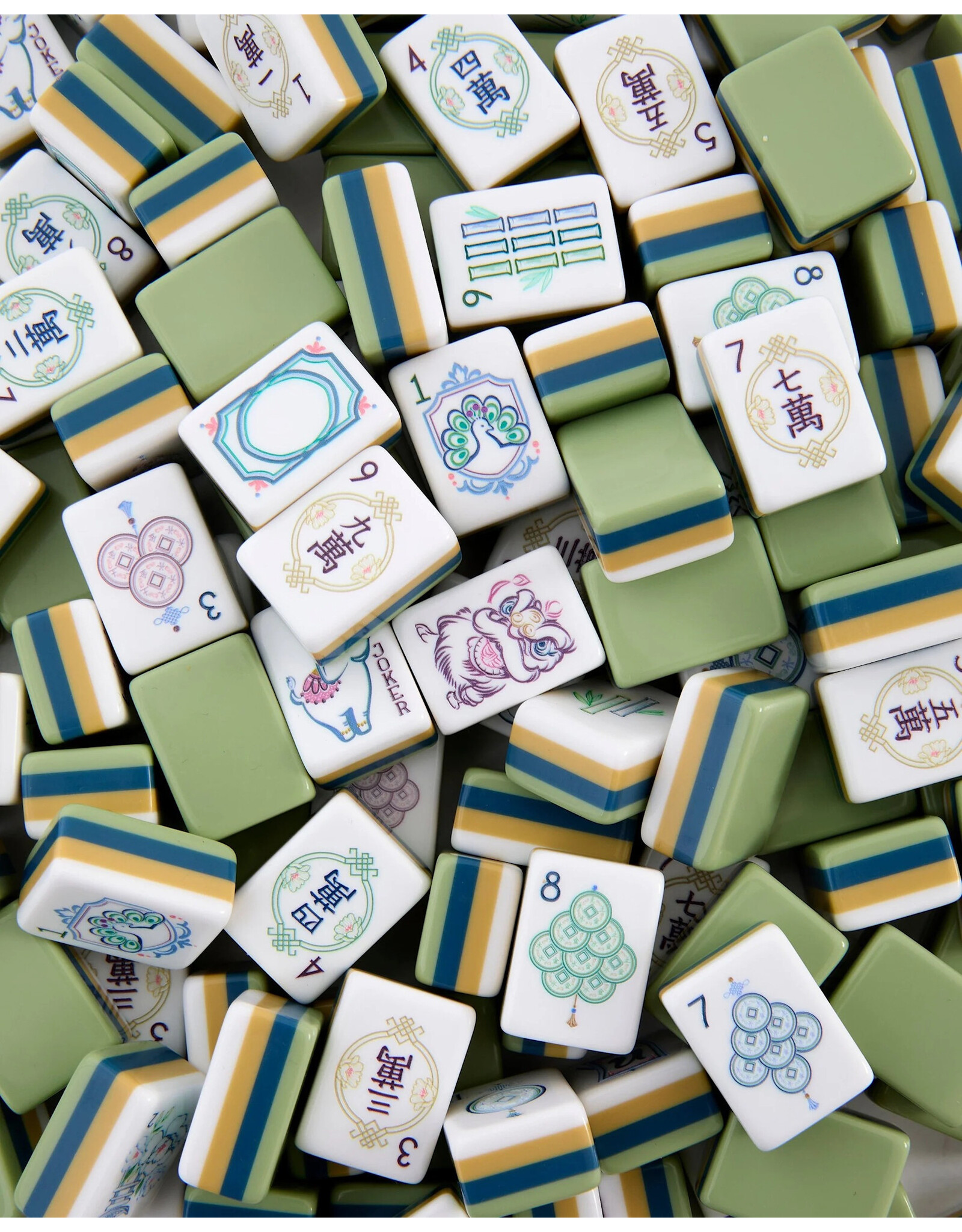 Oh My Mahjong Willow Mahjong Tiles Set American Mahjong Game
