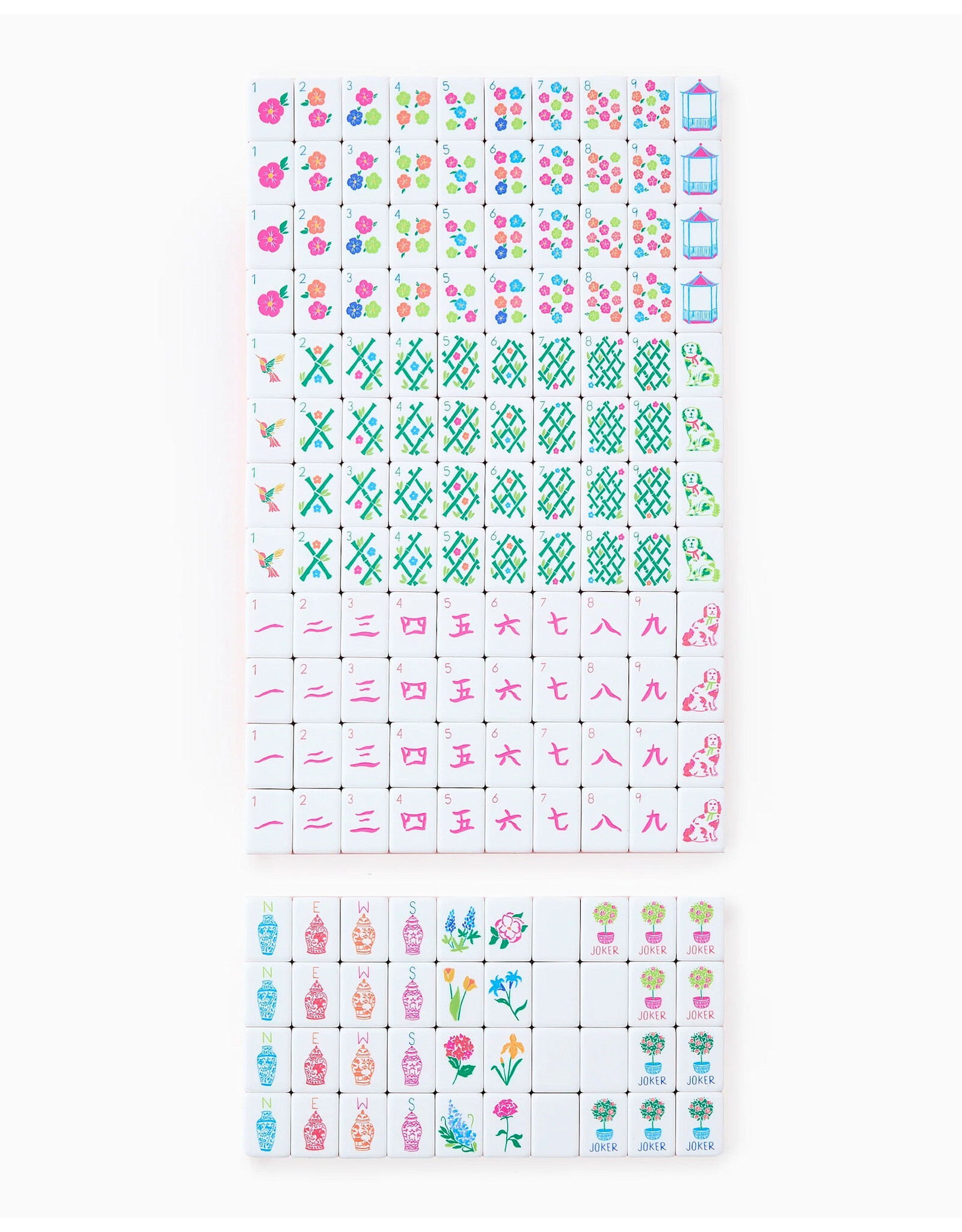 Oh My Mahjong Sunset Mahjong Tiles Set American Mahjong Game