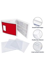National Mah Jongg League 2026 Mahjong Card Holder Sleeve Protective Cover Size 6x5 CLEAR