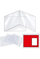 National Mah Jongg League 2026 Mahjong Card Holder Sleeve Protective Cover Size 6x5 CLEAR