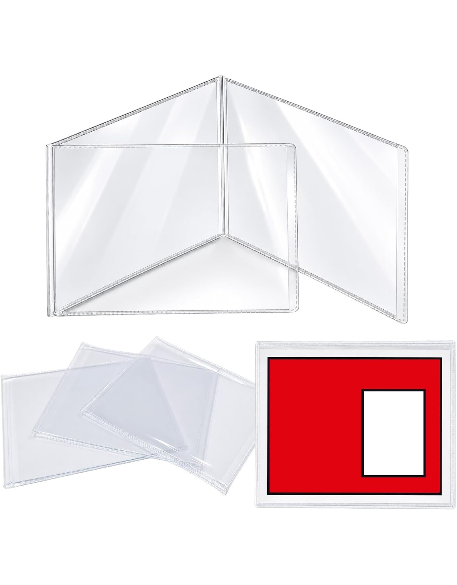 National Mah Jongg League 2026 Mahjong Card Holder Sleeve Protective Cover Size 6x5 CLEAR