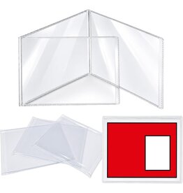 National Mah Jongg League 2026 Mahjong Card Holder Sleeve Protective Cover Size 6x5 CLEAR