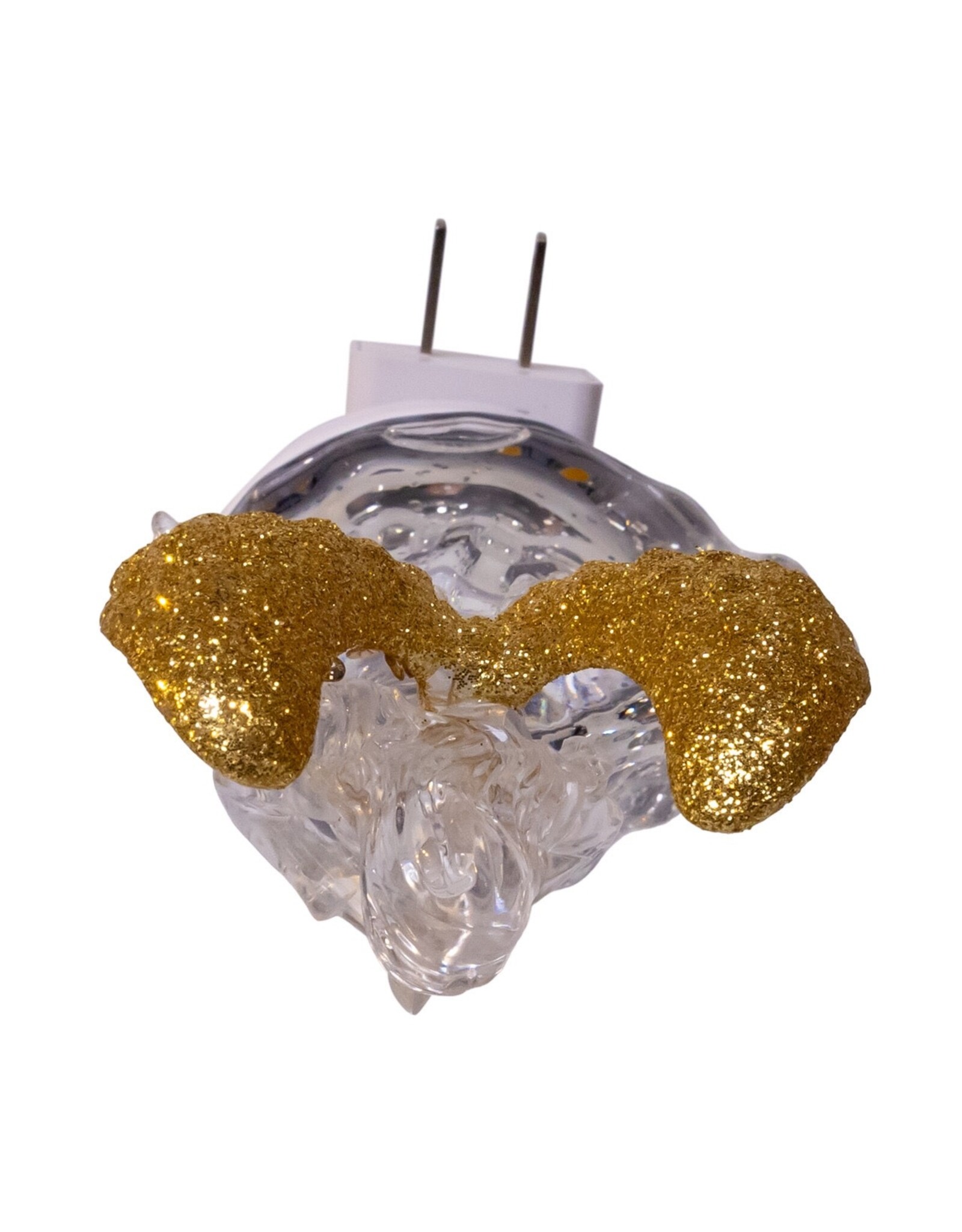 Kurt Adler Angel Praying Night Light LED W Spinning Glitter 7 Inch