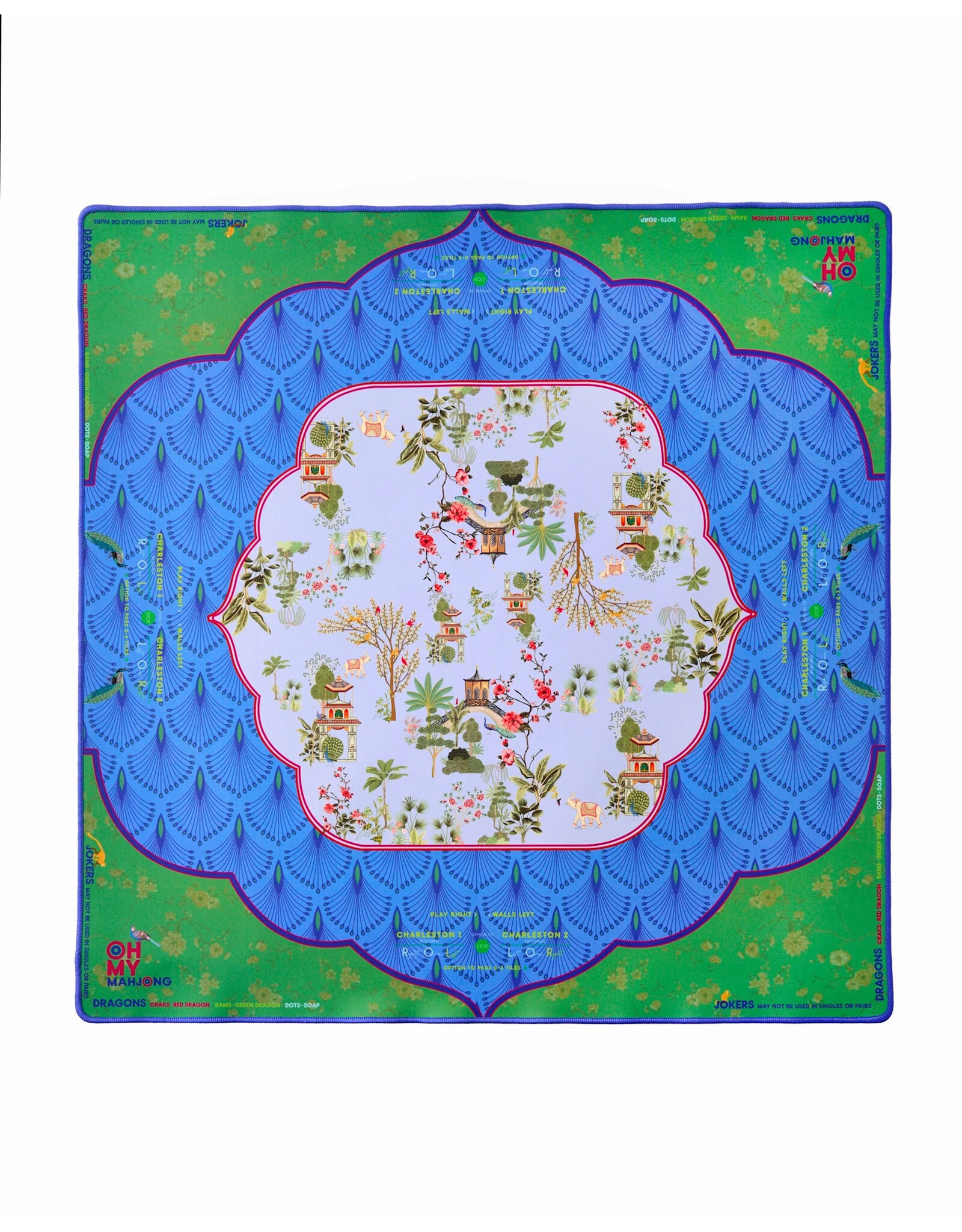 Oh My Mahjong Mahjong Mats Darjeeling Mahjong Game Mat In Tube