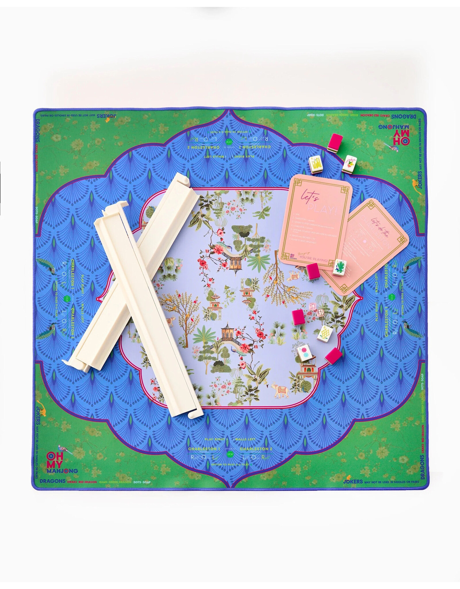 Oh My Mahjong Mahjong Mats Darjeeling Mahjong Game Mat In Tube