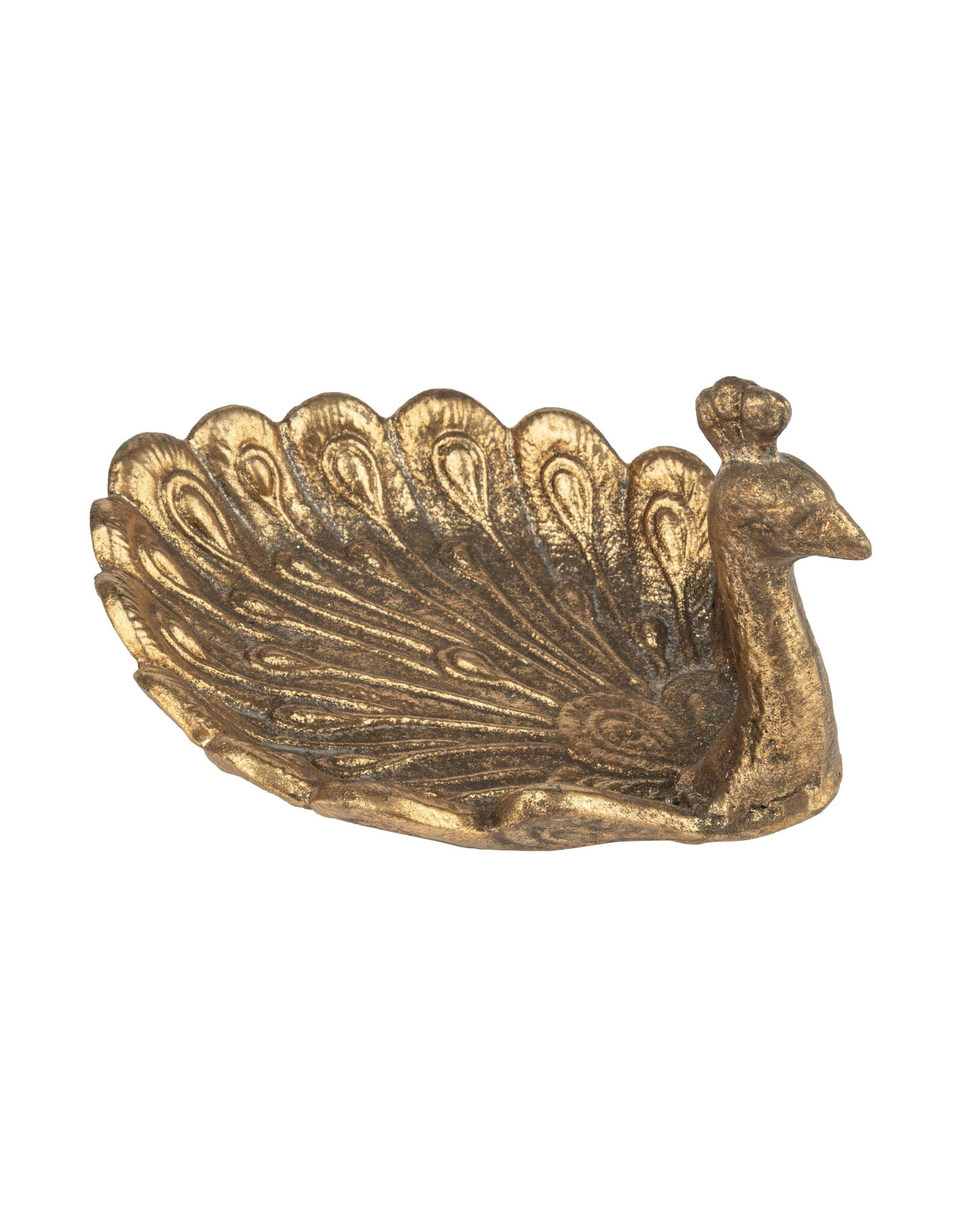 Silver Tree Peacock Trinket Tray Bird Ring Dish Mahjong Dish