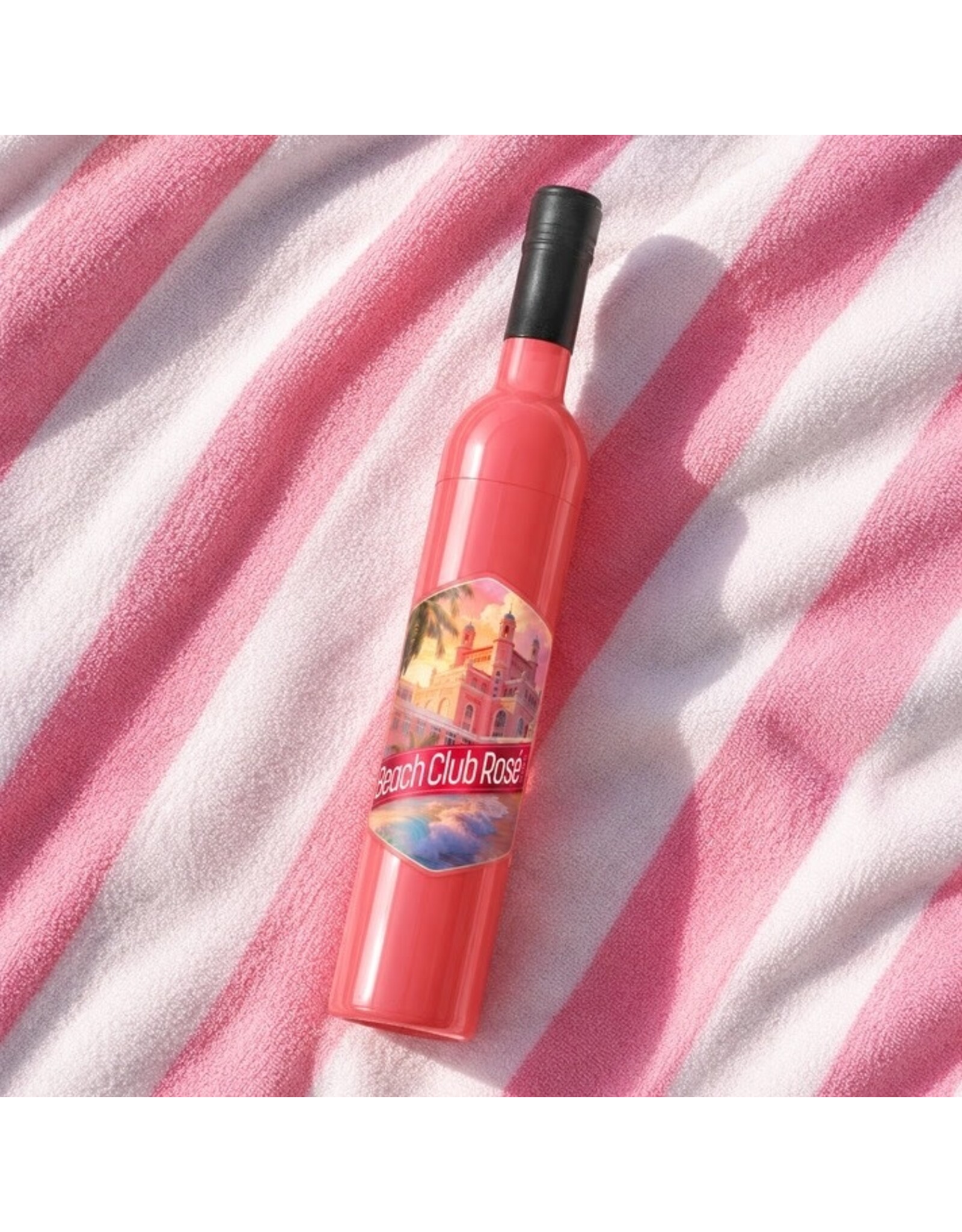 Vinrella Copy of Umbrella In A Bottle | Rosé Wine Bottle Umbrella