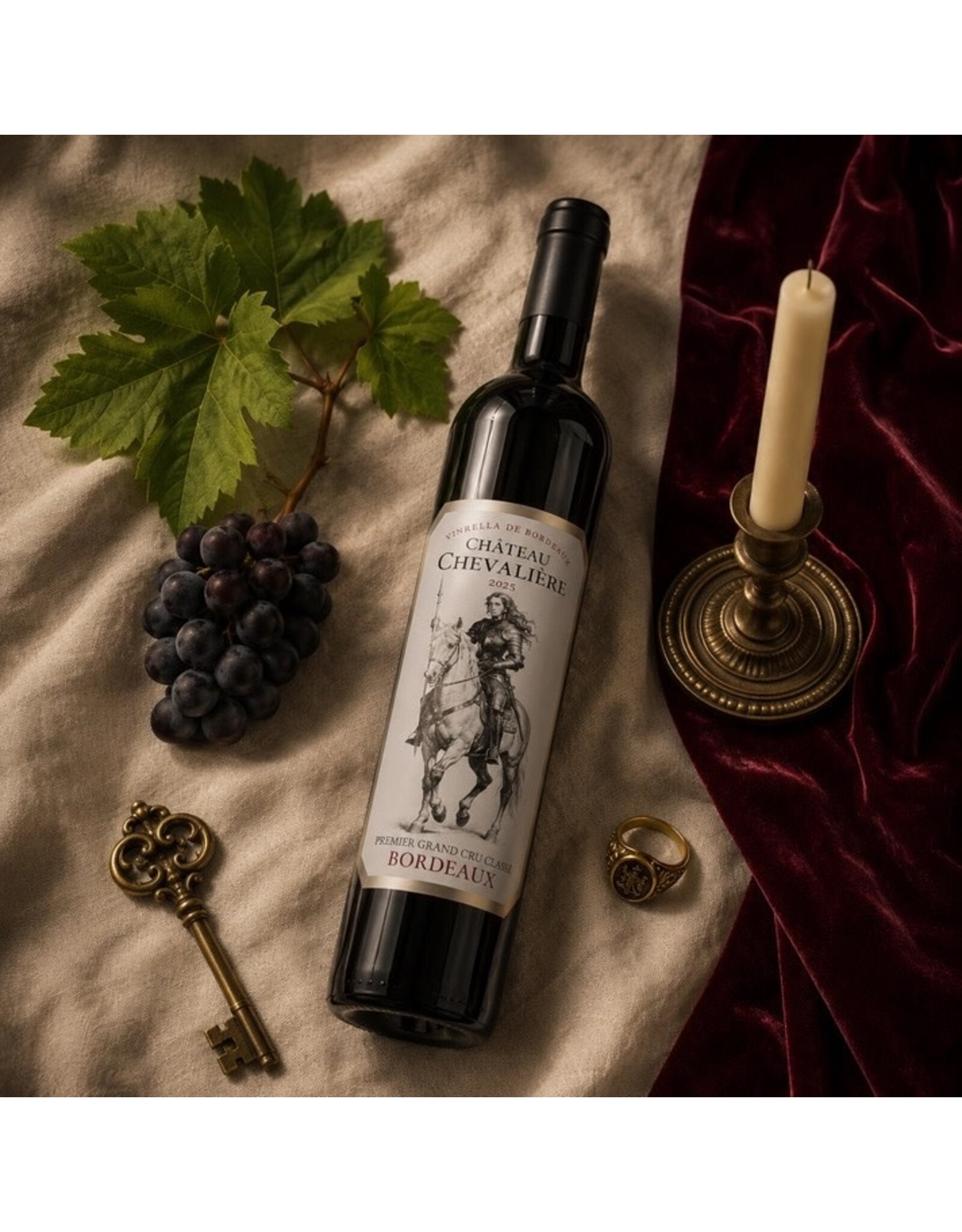 Vinrella Umbrella In A Bottle | Chateau Chevalier Wine Bottle Umbrella